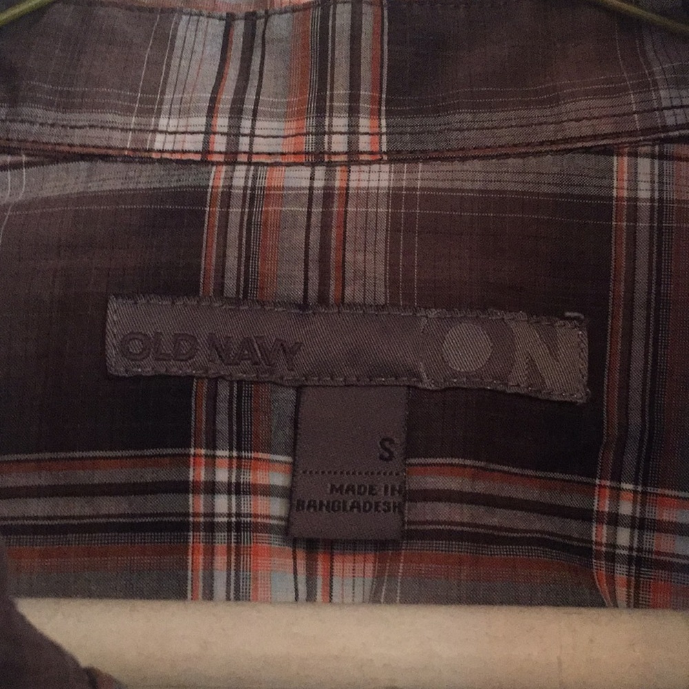 Snap button down Old Navy Small - Picture 3 of 5